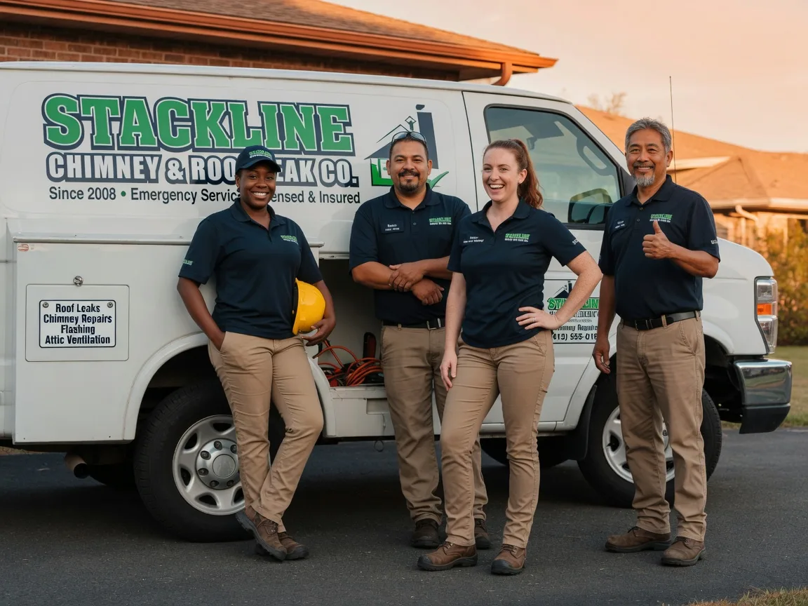 Chimney flashing repair company in Dunnsville, VA